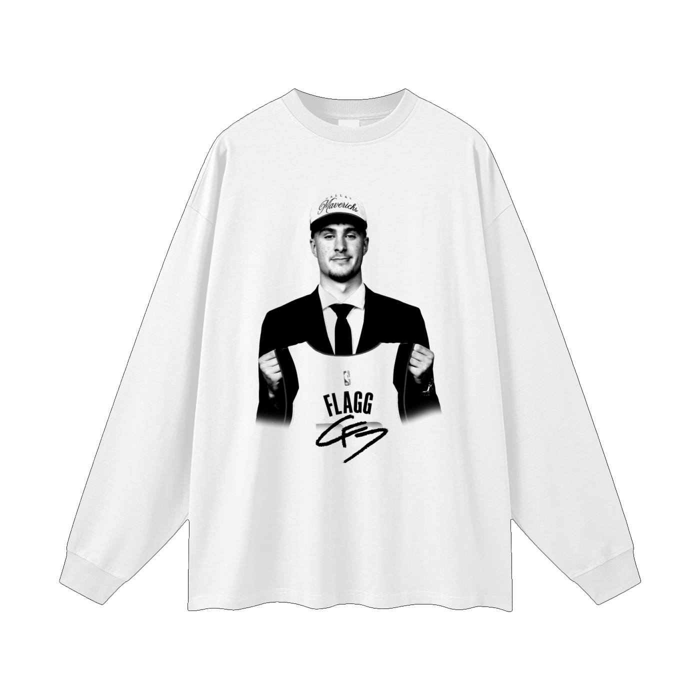 Cooper Flagg Long Sleeve White