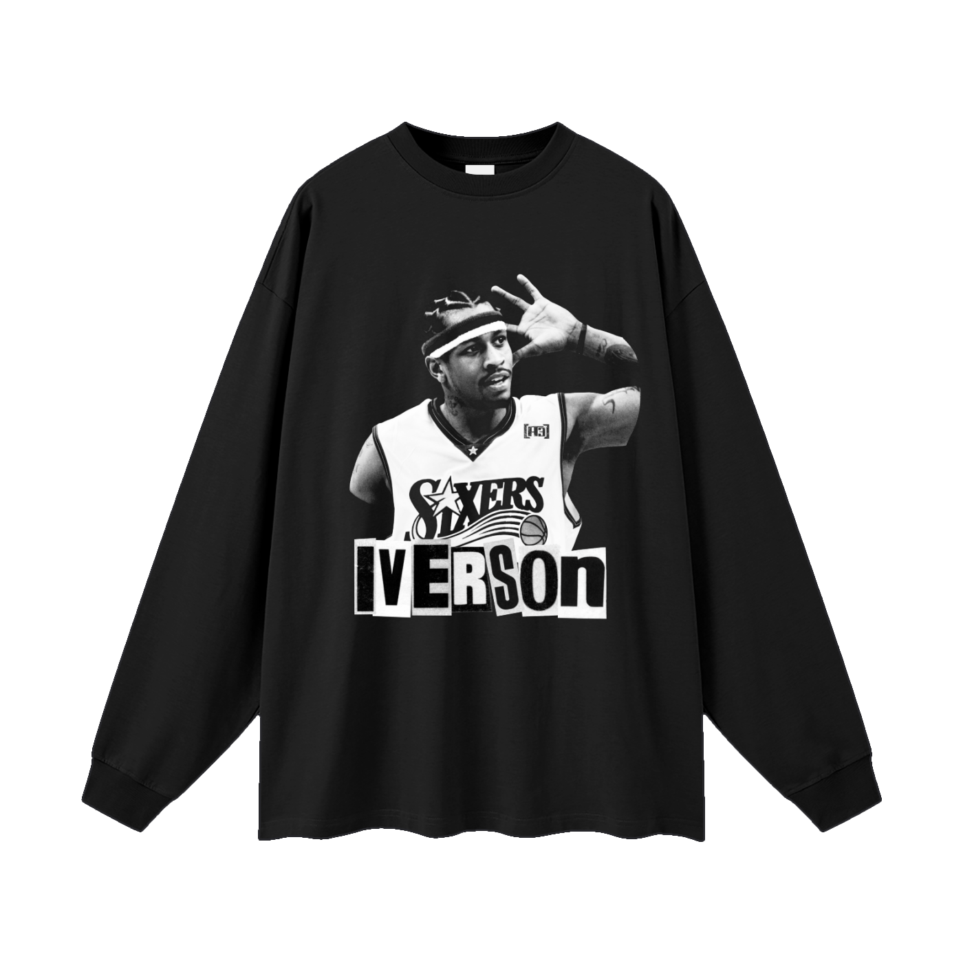 Allen Iverson v2 Long Sleeve Black