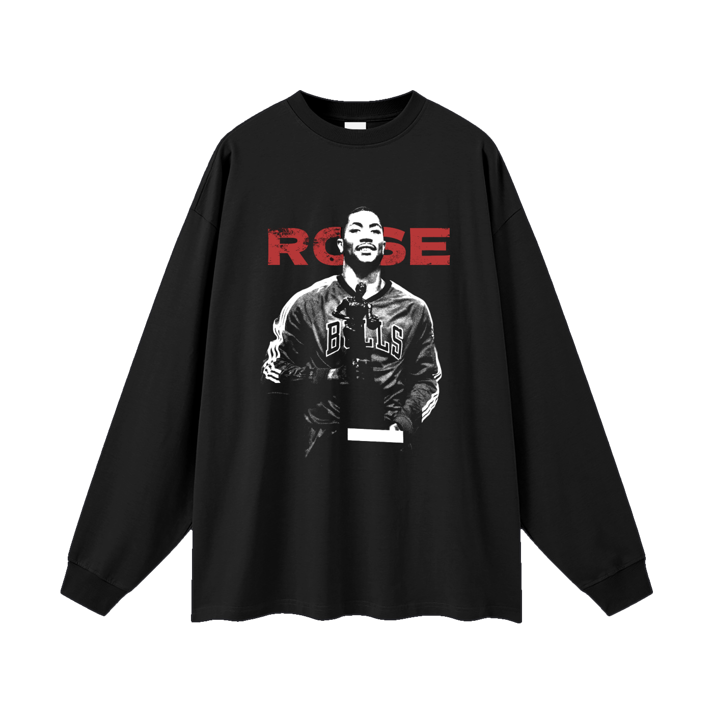Derrick Rose Long Sleeve Black