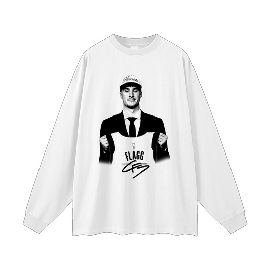 Cooper Flagg Long Sleeve White