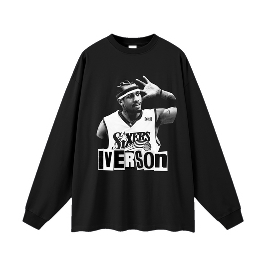 Allen Iverson v2 Long Sleeve Black