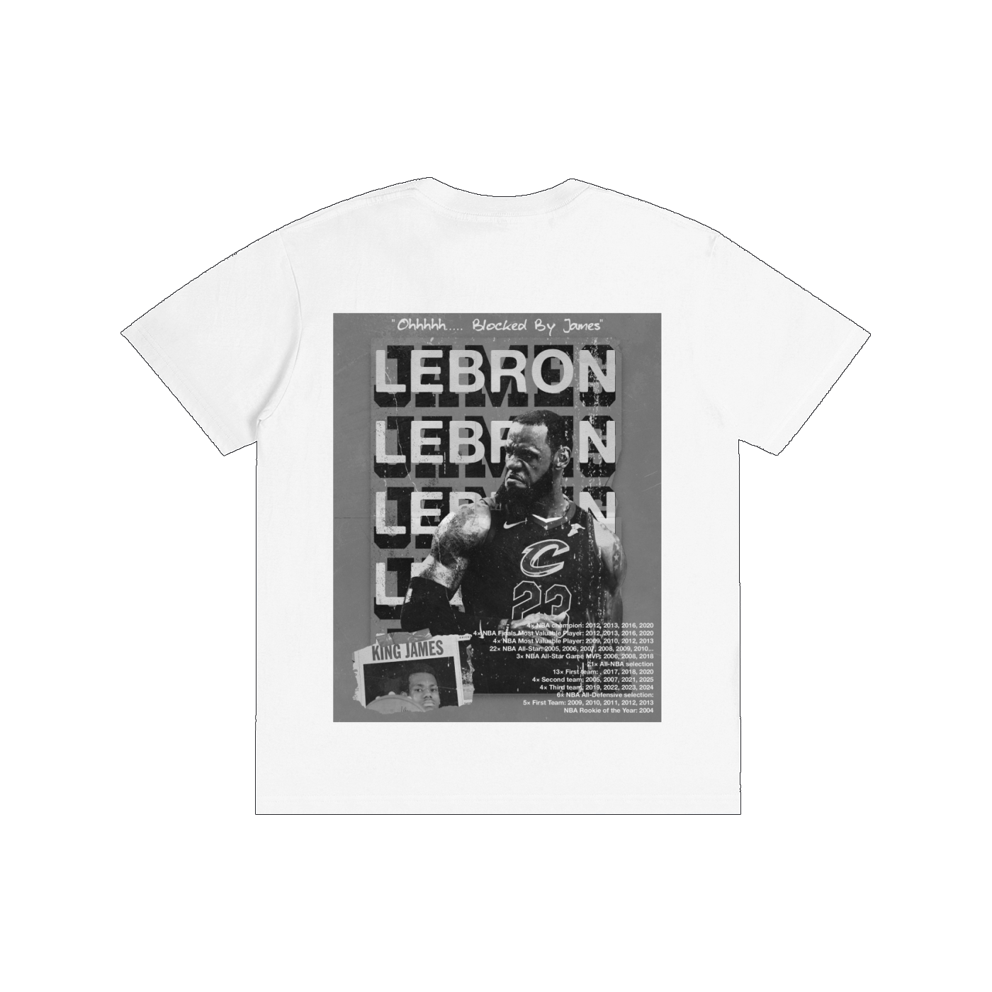LeBron James White Tee