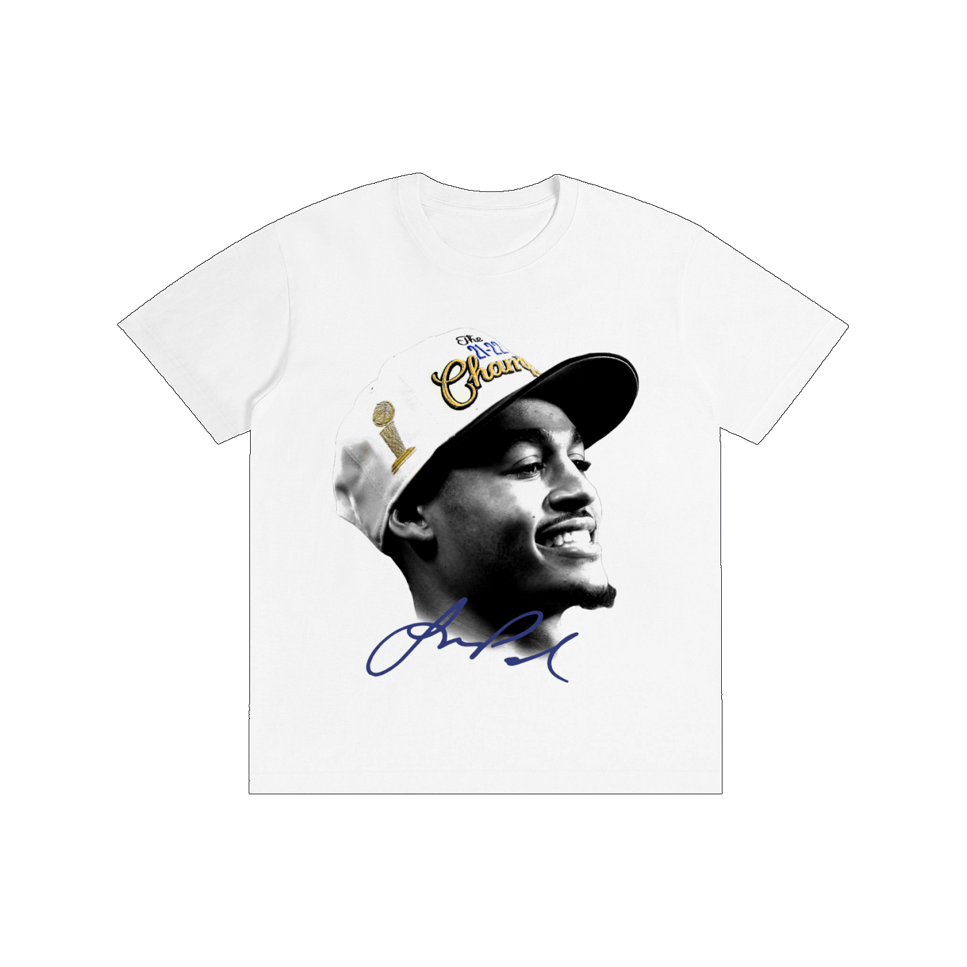 Jordan Poole White Tee