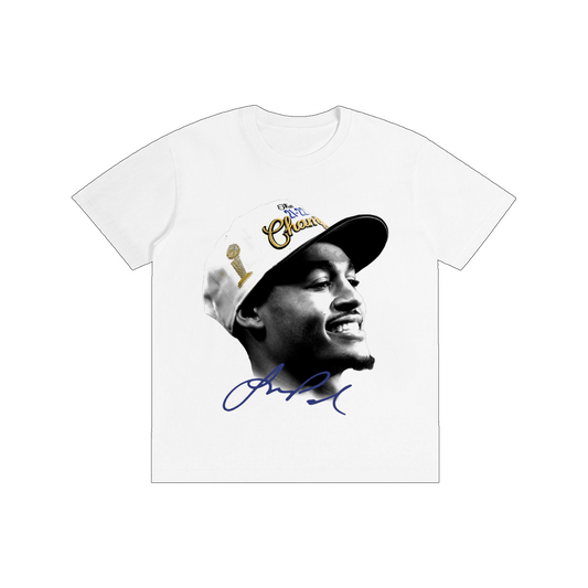 Jordan Poole White Tee