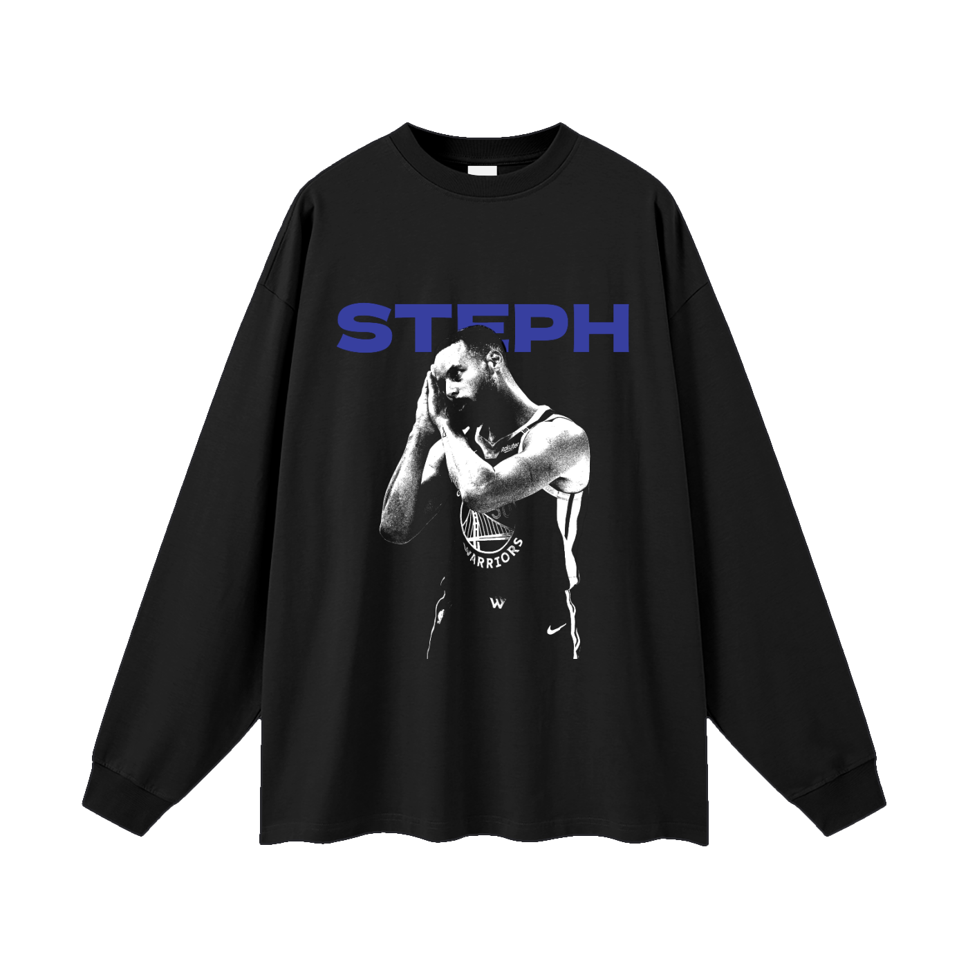 Stephen Curry Long Sleeve Black