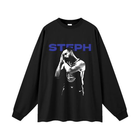 Stephen Curry Long Sleeve Black